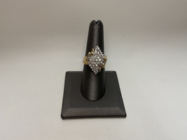  14kt Yellow Gold Cluster Ring 