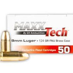 MAXX TECH 9MM 124GR FMJ