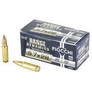 FIOCCHI RANGE DYNAMICS 5.7x28 FMJ 62GR